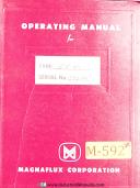 Magnaflux-Magnaflux ZA-29, serial 5263, Operations Parts and Wiring Manual 1964-ZA-29-01